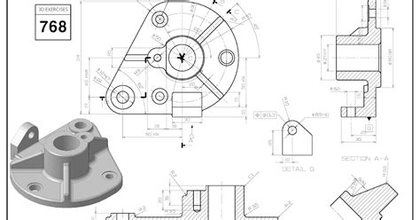 3d Cad Exercises 768 Studycadcam