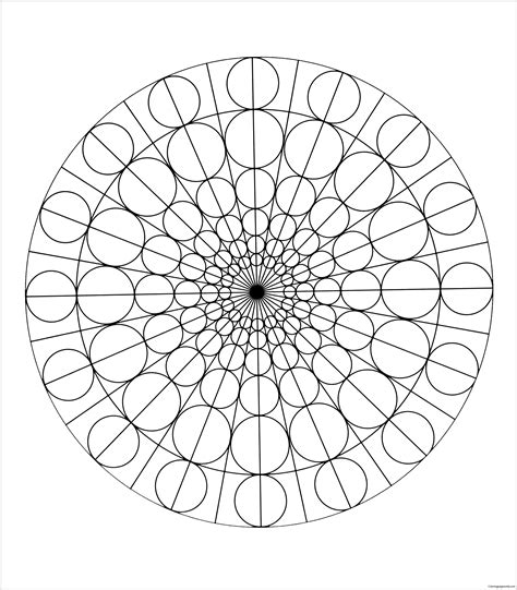 15 Round Mandala Coloring Pages Free Printable Coloring Pages