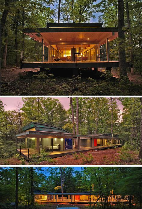 18 Modern Houses In The Forest