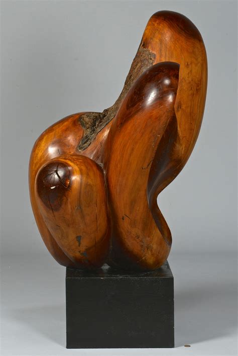 See more ideas about wood sculpture, sculpture, wood art. Lot 527: Abstract Modern Burl Wood Sculpture | Case Antiques