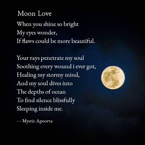 Moon Poem Selenophile Good Night Quotes Moon Quotes Romantic Poems