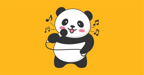 Singing Panda Singing T Shirt Teepublic
