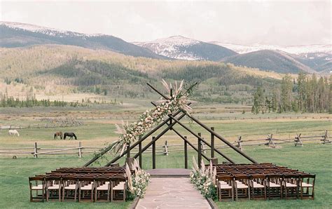 Colorado Mountain Wedding Venues Devils Thumb Ranch