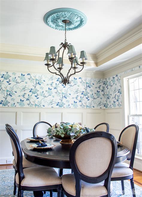 It starts with a pvc pipe! How to Paint a Ceiling Medallion the Easy Way - Atta Girl Says