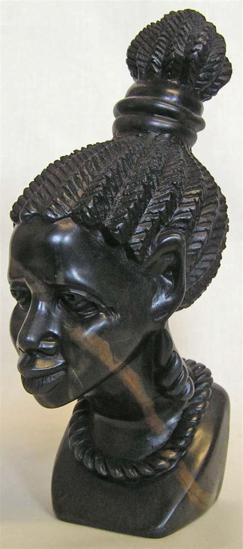 Medium Bust African Woman African Sculptures African Art Sculpture Art