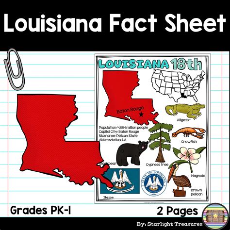 Louisiana Fact Sheet Louisiana Facts Fact Sheet Facts