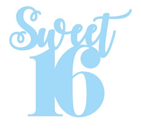 Sweet 16 Png Clip Art Library