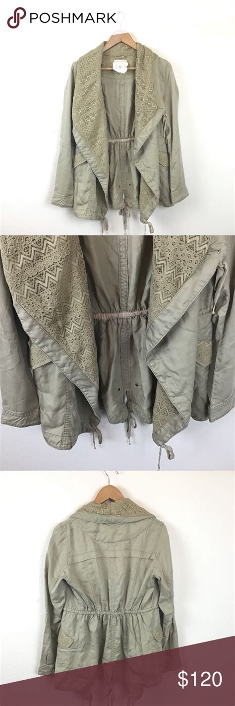 Anthropologie Hei Hei Jacket Etta Anorak Lace This Is A Fun Pre Loved