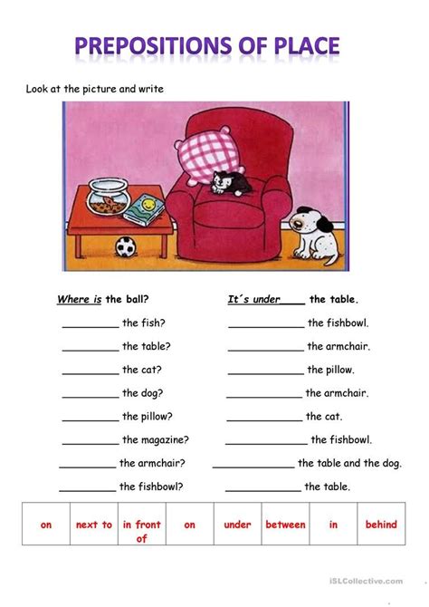 Prepositions Of Place Worksheet Free ESL Printable Worksheets Made By Teachers Preposition