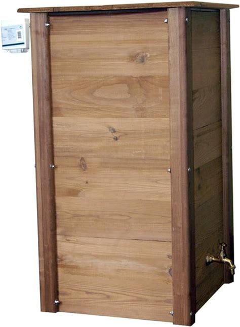 Exaco Trading Eco Square 65 Gallon Square Wooden Rain