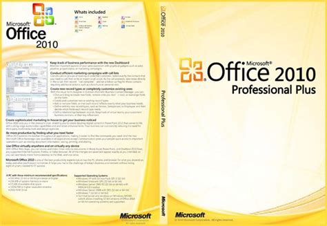 Microsoft office 2010 professional plus is a special version of the popular productivity suite aimed at developers, it managers and other professionals. Microsoft Office Professional Plus 2010 1 license ...