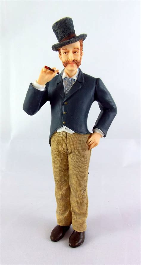 Dolls House Miniature 112 Scale Resin People Victorian Gentleman In Top Hat Melody Jane Dolls