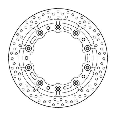 MOTO MASTER BRAKE DISC FLOAT HALO PRO Throttle Gear