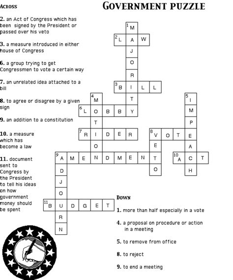 Bestseller United States Government Crossword Puzzle Answer Key