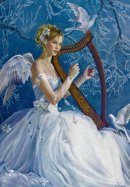 Chorus Angel With Harp ~ Néné Thomas Angel Art Fairy