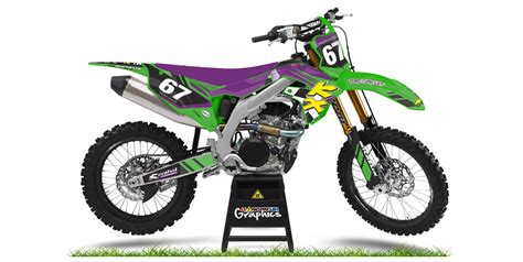 Mx Graphics Kit Kawasaki Kx Kxf Danger Uk