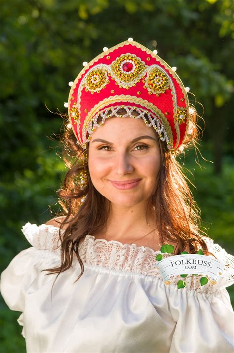 russian traditional headdress kokoshnik beading headpiece etsy