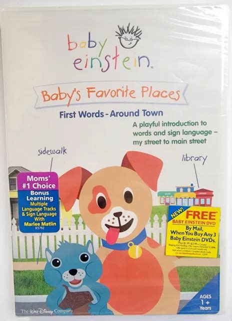 Baby Einstein Babys Favorite Places First Words Around Town Dvd 2006