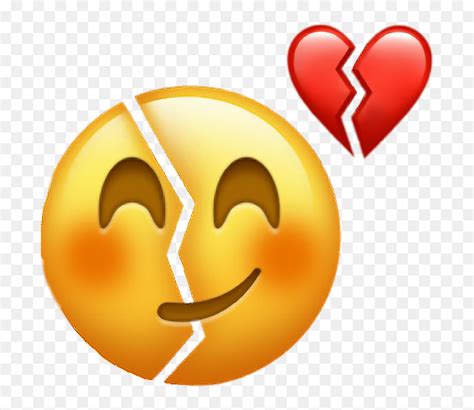 Transparent Png Depression Sad Broken Heart Emoji Fortnite Heart
