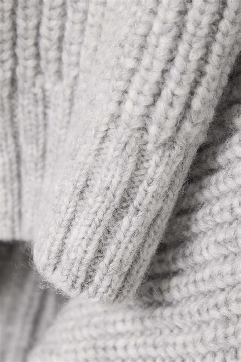 Anine Bing Sydney Oversized Ribbed Knit Sweater Net A Porter