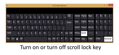 How To Turn Off Scroll Lock On The Left Menu In Windows 10 Kurtcop