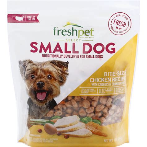 Who manufactures freshpet dog food? Freshpet Select Dog Food, Chicken Recipe, Bite-Size, Small ...