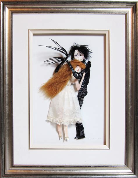 edward scissorhands 20th anniversary tribute artwork nucleus art gallery and store