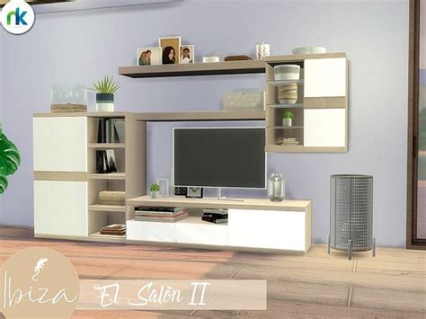 Ibiza Tv Units El Salon Ii By Nikadema At Tsr Sims 4 Updates
