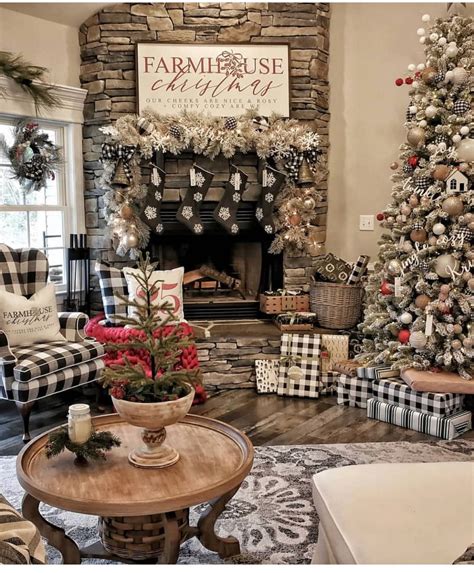 20 Farmhouse Country Christmas Decor Decoomo