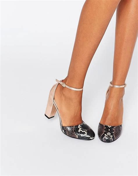 Glamorous Glamorous Ankle Strap Heeled Shoes At Asos Heels Ankle