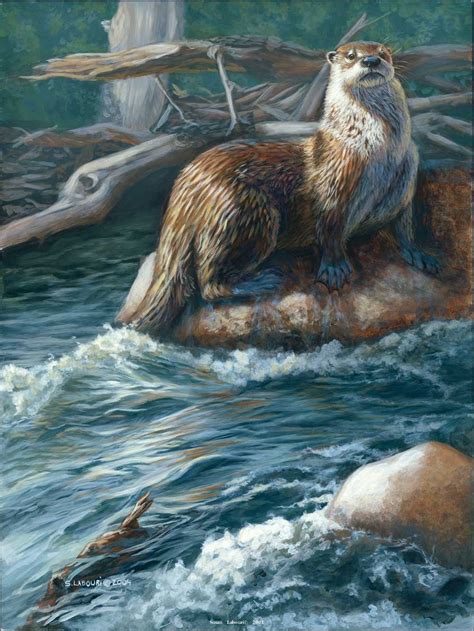 Susan Labouring How Otterly Sweet It Is Hyper Realistic Paintings
