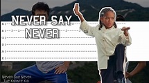 Never Say Never (Karate Kid) - Justin Bieber ft. Jaden Smith GUITAR ...