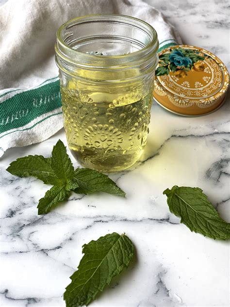 Mint Simple Syrup Holding Court