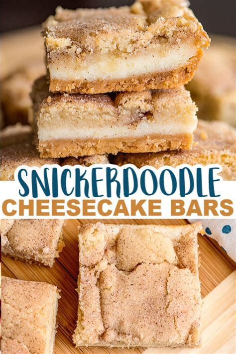 Snickerdoodle Cheesecake Bars The Best Cheesecake Recipes