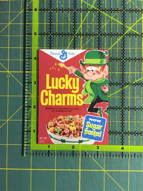 Lucky Charms Cereal Box Magnet Etsy