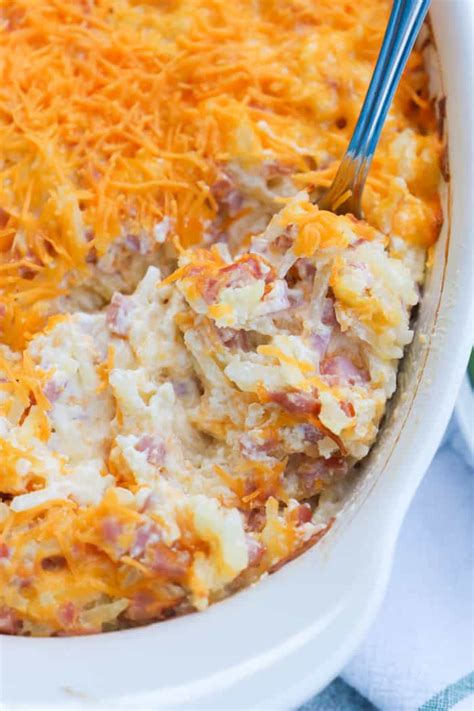 Cheesy Ham And Potato Casserole The Diary Of A Real Housewife