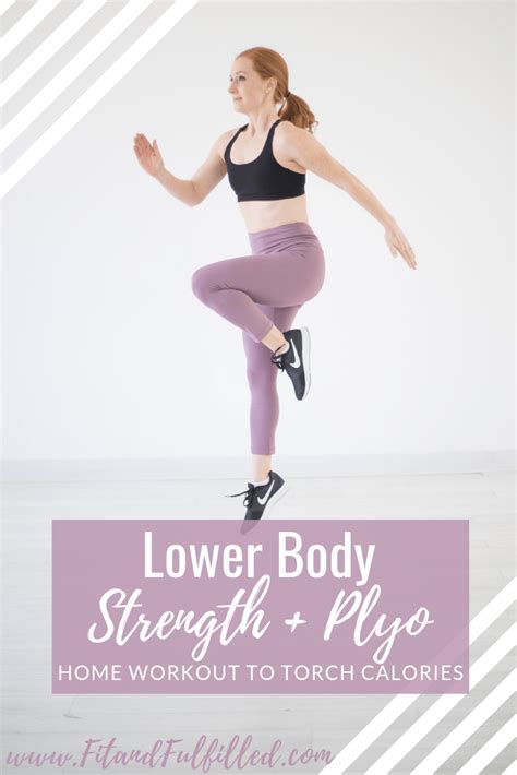 Lower Body Strength Plyo Workout Fit And Fulfilled Efficient