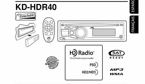 JVC KD-HDR40 INSTRUCTIONS MANUAL Pdf Download | ManualsLib
