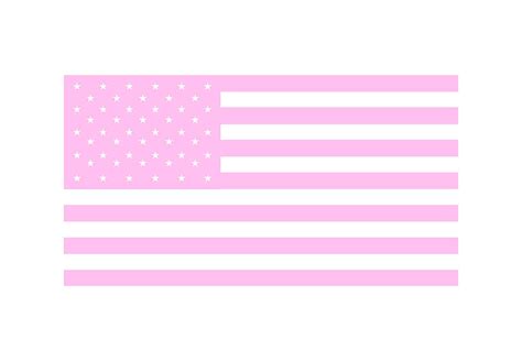 Pink American Flag Digital Art By Tom Hill Fine Art America