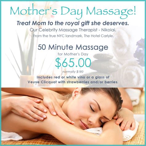 Mother S Day Massage Flyer