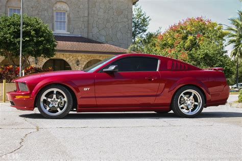 Red Ford Mustang Gt Ccw Sp500 Forged Wheels Ccw Wheels