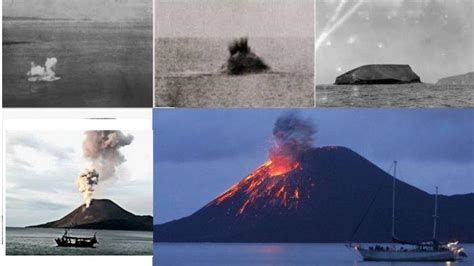 Anak Gunung Krakatau Erupsi Semalam Berikut Sejarah Kelahirannya