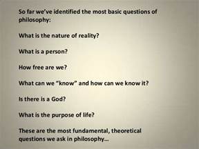 A timeline for the intellectual figures discussed here. What is philosophy?