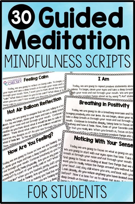 Guided Meditation Scripts For Kids Meditation Scripts Guided