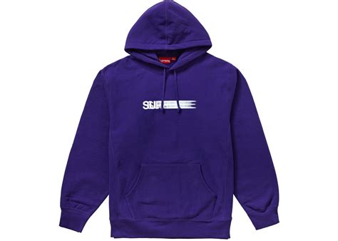 Supreme Motion Logo Hooded Sweatshirt Ss20 Purple Ss20
