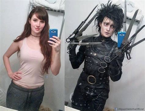 ﻿mlysontabbithaofficial Edward Scissorhands Alyson Tabbitha