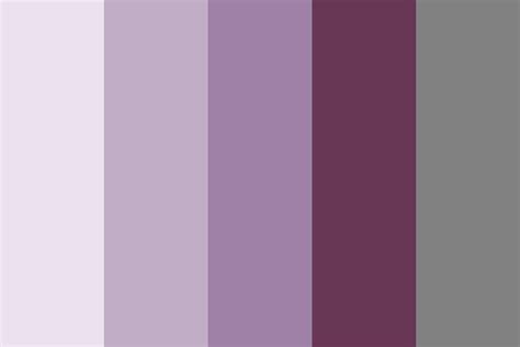 Purple Shades With A Grey Color Palette Grey Color Palette Purple