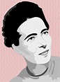 Heroínas I: Simone de Beauvoir on Behance