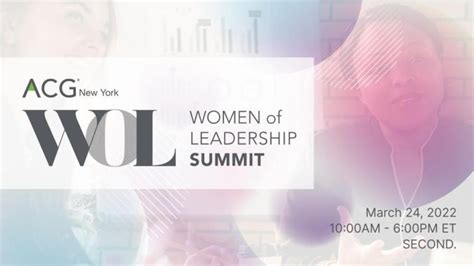 9th Annual Women Of Leadership Summit Acg Philadelphia