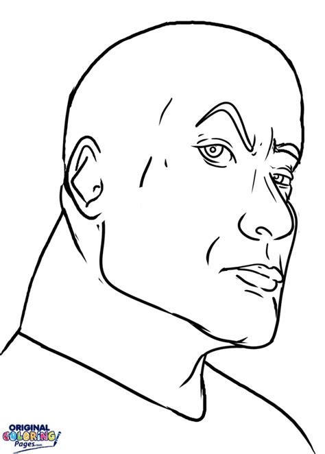 Https://tommynaija.com/coloring Page/dwayne Johnson Coloring Pages